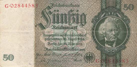 50 Mark 1933 ro.175d G